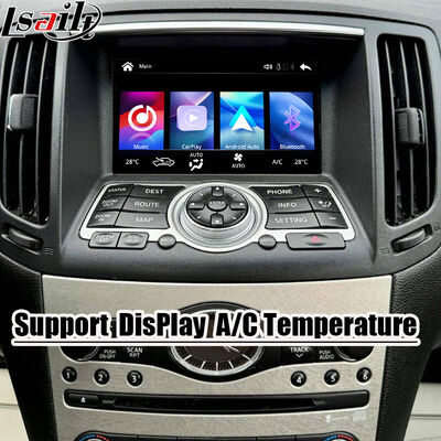 Lsailt 7 pulgadas Wireless Android Auto CarPlay Pantalla para Infiniti G37 G25 G35 Skyline 370GT (V36) Q40 2007-2014 Pantalla táctil de alta definición