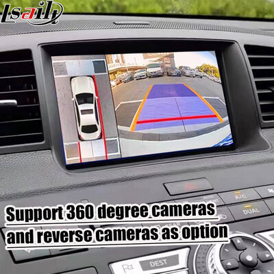 Pantalla CarPlay de 8 pulgadas Lsailt para Nissan Fuga (Y50) Infiniti 350GT 2005-2008 Android Auto, Mirroring, Pantalla táctil HD