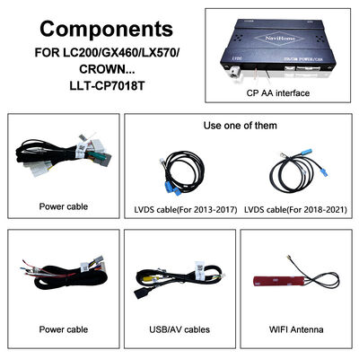 Interfaz Apple CarPlay para Crown S210 AWS210 GRS210 GWS214 GWS215 Majesta Athlete Royal Saloon con Android Auto integrado, Cámara de Reversa, Climatizador