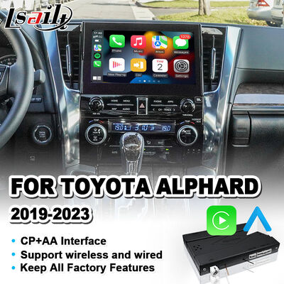 Lsailt Wireless Android Auto Carplay Interface para el año 2019 -2023 Toyota Alphard Vellfire JBL Alta versión