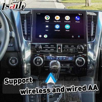 Lsailt Wireless Android Auto Carplay Interface para el año 2019 -2023 Toyota Alphard Vellfire JBL Alta versión