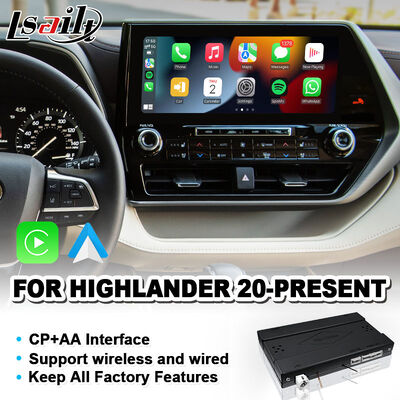 Interfaz Lsailt Wireless Android Auto Carplay para Toyota Highlander 2020-Presente