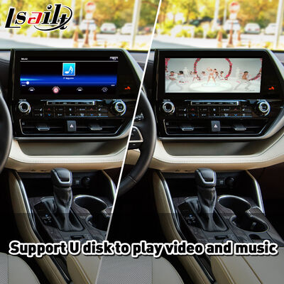 Interfaz Lsailt Wireless Android Auto Carplay para Toyota Highlander 2020-Presente