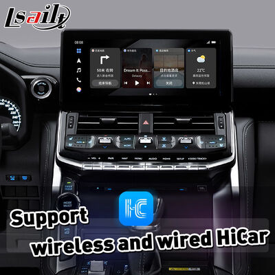 Interfaz Lsailt Wireless Android Auto Carplay para Toyota Land Cruiser 300 GX-R VX-R GR GR-S Sahara ZX VX LC300 2021-2024