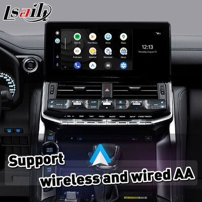 Interfaz Lsailt Wireless Android Auto Carplay para Toyota Land Cruiser 300 GX-R VX-R GR GR-S Sahara ZX VX LC300 2021-2024