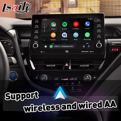Interfaz Lsailt Android Auto Carplay Inalámbrica para Toyota Camry Hybrid XSE XLE SL SE XV70 2021-2024