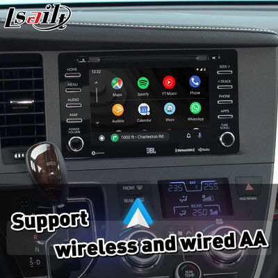 Interfaz Lsailt Android Auto Carplay Inalámbrica para Toyota Sienna 2018-2020