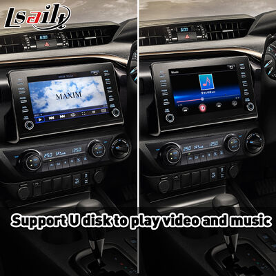 Lsailt Wireless Android Auto Carplay Interface para el Toyota Hilux de 2019 y actuales