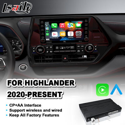 Interfaz Lsailt Wireless Android Auto Carplay para Toyota Highlander 2020-Presente