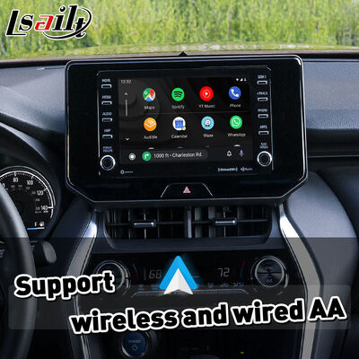 Interfaz Lsailt Wireless Android Auto Carplay para Toyota Venza Harrier 2020-Presente