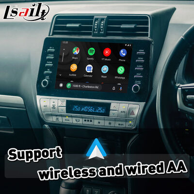 Interfaz Lsailt Android Auto Inalámbrico Carplay para Toyota Land Cruiser Prado 150 2020-Presente