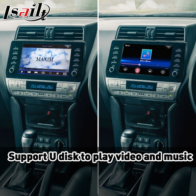 Interfaz Lsailt Android Auto Inalámbrico Carplay para Toyota Land Cruiser Prado 150 2020-Presente