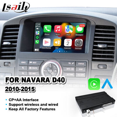 Interfaz Lsailt Wireless Android Auto Carplay para Nissan Navara D40 2010-2015