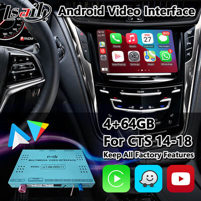 Lsailt Android Carplay Interfaz de vídeo multimedia para el sistema Cadillac CTS CUE 2013-2019