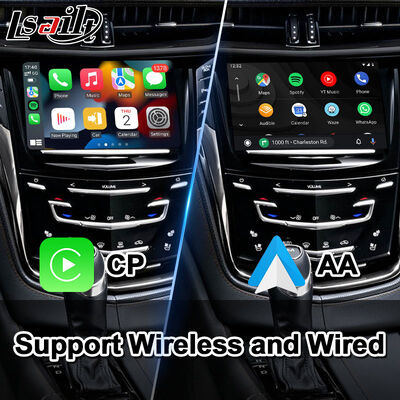 Interfaz de video de navegación GPS Android Lsailt para el sistema CUE Cadillac CTS 2013-2019 con Carplay