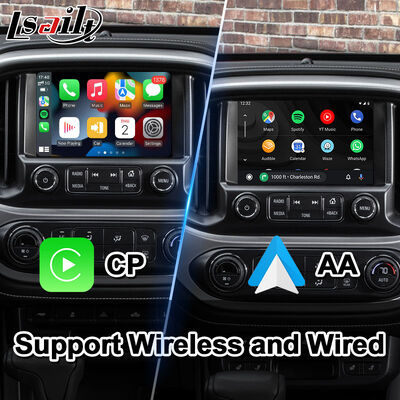 Lsailt Interfaz de vídeo multimedia Android para 2015-2020 Sistema GMC Canyon Intellilink con Carplay