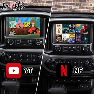 Lsailt Interfaz de vídeo multimedia Android para 2015-2020 Sistema GMC Canyon Intellilink con Carplay