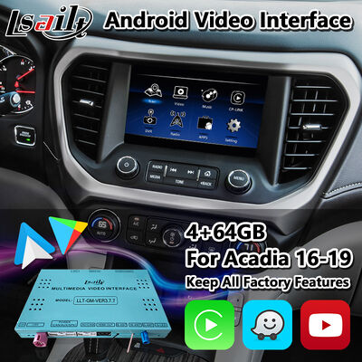 Interfaz CarPlay Android Lsailt para el sistema Intellilink GMC Acadia 2016-2019