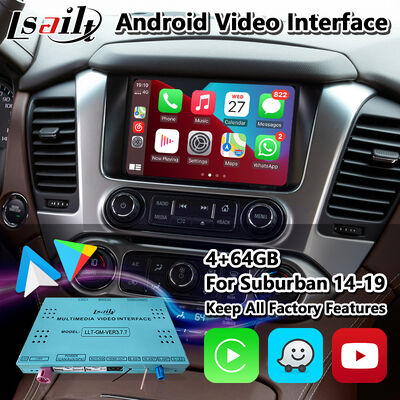 Interfaz multimedia Lsailt Android Auto Carplay para el sistema Chevrolet Suburban Mylink 2014-2020