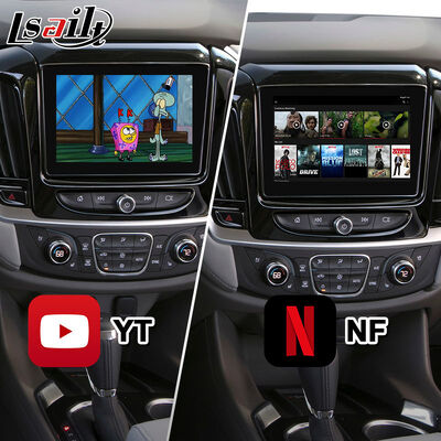 Interfaz multimedia Android Carplay para Chevrolet Traverse con navegación GPS