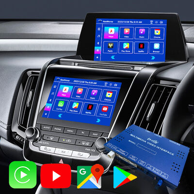 Caja de interfaz OEM de integración y Android CarPlay para Crown S220 2018-2022 con Android Auto, YouTube, Netflix, Google Play