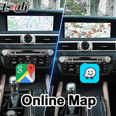 Interfaz multimedia de automóvil Android para Lexus GS300h GS200t GS350 GS450h GSF GS L10 2016-2020