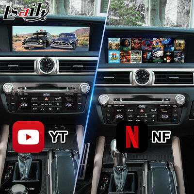 Interfaz multimedia de automóvil Android para Lexus GS300h GS200t GS350 GS450h GSF GS L10 2016-2020