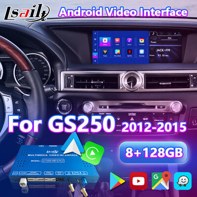 Interfaz de vídeo de automóvil Android para Lexus GS250 GS350 GS450h GS300h GS L10 2012-2015
