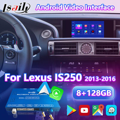 Interfaz de vídeo Android para Lexus IS250 IS300h IS350 IS200t IS300 IS Control del ratón 2013-2016