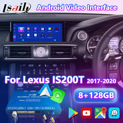 Lsailt Android Interfaz de juego para Lexus IS200T IS300H IS350 IS300 F Sport AWD IS XE30 2017-2020