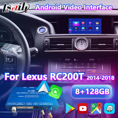 Interfaz de video para coche Android Lsailt para Lexus RC 350 RC200t RC300h RC350 RCF RC300 2014-2018