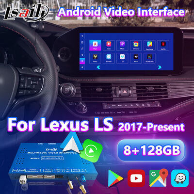 Interfaz video de las multimedias de Lsailt Android para el F-deporte 2012-2017 AWD de Lexus LS460 LS600h LS