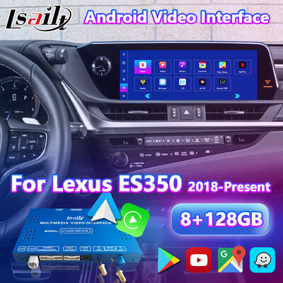 Interfaz de navegación de video Lsalit Android Carplay para Lexus ES 300h ES250 ES350 ES300h 2018-Presente