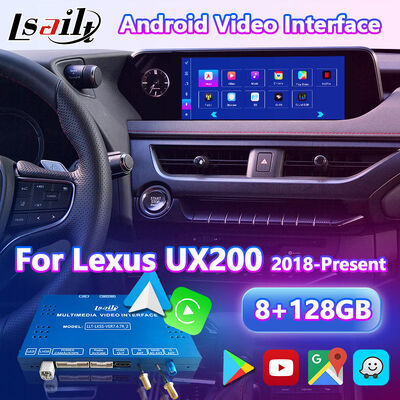 Interfaz de video de navegación multimedia Android Lsailt para Lexus UX 250 UX200 UX300e UX250 de 2018 en adelante