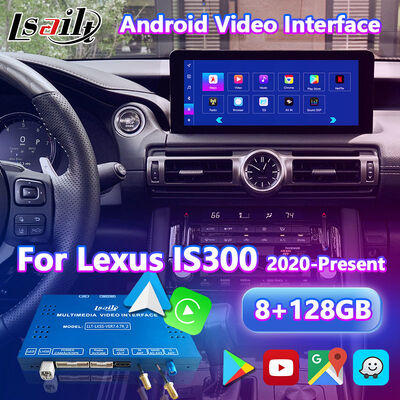 El interfaz video de Lsailt Android Carplay para Lexus ES IS300 IS350 IS300h IS500 2020-2023