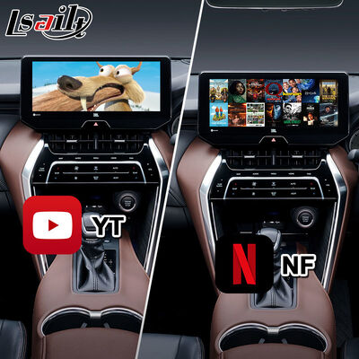 Interfaz de video de navegación de Android Carplay para el módulo de radio de soporte de Toyota Harrier Venza de 2020.