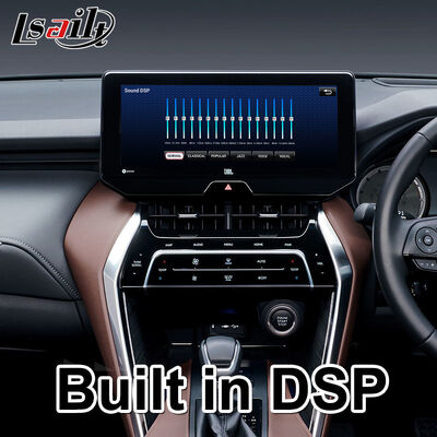 Interfaz de video de navegación de Android Carplay para el módulo de radio de soporte de Toyota Harrier Venza de 2020.