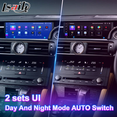 Pantalla de interfaz multimedia de Android Carplay para el Lexus RC350 RC300h RC200t RC300 RCF 2014-2018