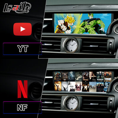 Pantalla de interfaz multimedia de Android Carplay para el Lexus RC350 RC300h RC200t RC300 RCF 2014-2018