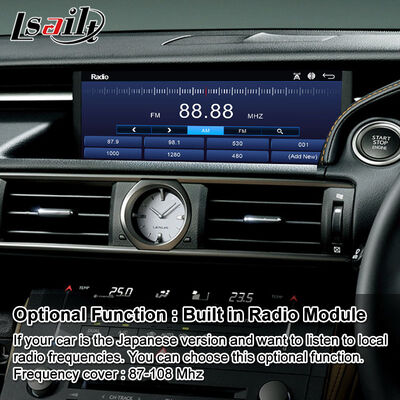 Pantalla de interfaz multimedia de Android Carplay para el Lexus RC350 RC300h RC200t RC300 RCF 2014-2018