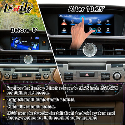 Pantalla multimedia de navegación para Android para 2012-2018 Lexus ES 300h ES250 ES350 ES300H