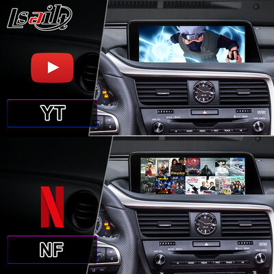 Pantalla de interfaz multimedia de Android Carplay para 2016-2019 Lexus RX Knob RX350 RX450h RX200t RX300