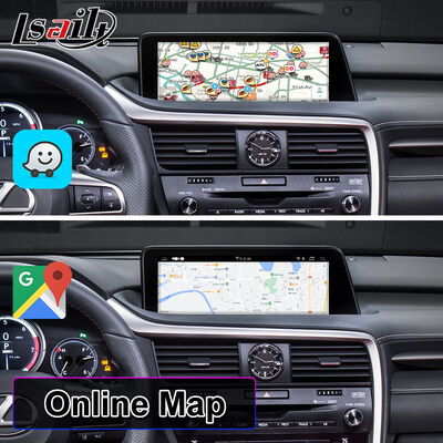 Pantalla de interfaz multimedia de Android Carplay para 2016-2019 Lexus RX Knob RX350 RX450h RX200t RX300