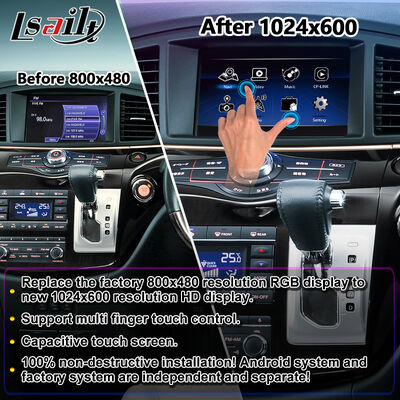 Vendió Android Carplay Multimedia Screen para el año 2010-2020 Nissan Elgrand E52