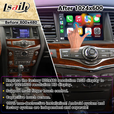 Lsailt Android Carplay pantalla multimedia para el año 2010-2017 Infiniti QX80 QX56