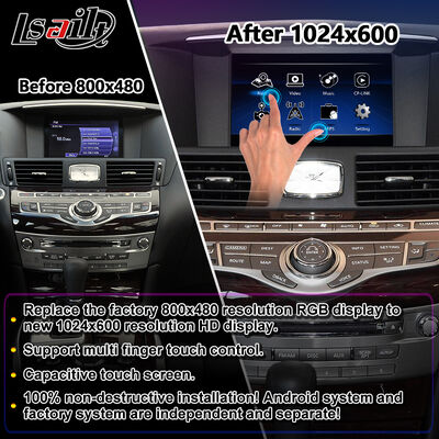 Lsailt Android Carplay pantalla multimedia para 2010-2023 Infiniti M25 M30d M37 M56 M35h Y51 Q70
