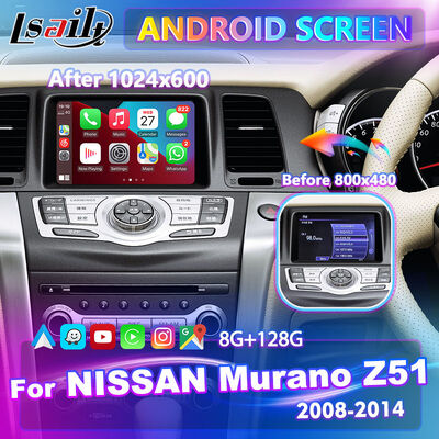 Lsailt Android Carplay pantalla multimedia para el Nissan Murano Z51 2008-2014