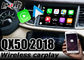 Interfaz inalámbrico 2018 de Infiniti QX50 Carplay con la caja auto del juego de Android YouTube