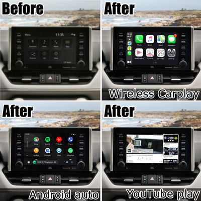 8+128GB Android 13 Interfaz de Android Carplay para Toyoat RAV4 2019 para presentar el Touch N Go 3