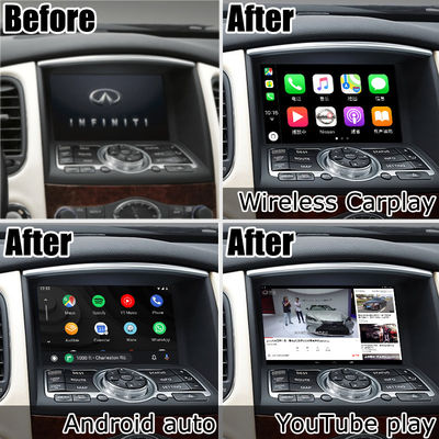 Infiniti QX50 / EX EX35 EX37 Coche android 13 Cuadro de interfaz del sistema con carplay Android auto Display Lsailt